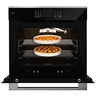 E_GE-PROFILE-Horno-80-cm-Acero-inoxidable-con-vidrio-negro-HGP8050K1-Abierto-con-props