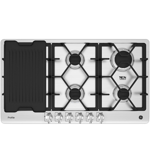 Parrilla 90 cm Empotrable Acero Inoxidable GE Profile - PGP96TI0