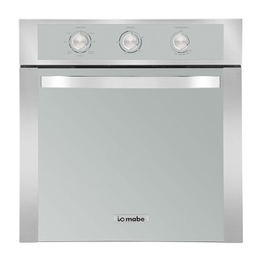 Horno de Empotre 60 cm a Gas Acero Inoxidable Vidrio Espejo Io Mabe - IO6056HGWI0