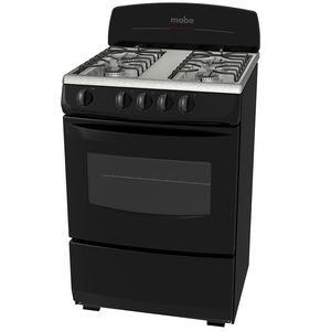 Estufa de piso 61 cm Negra Mabe - EM6142BAPN1