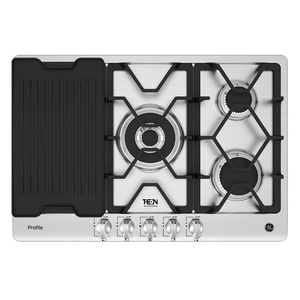 Parrilla 76 cm Empotrable Acero Inoxidable GE Profile - PGP75TI0
