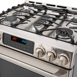 Estufa de piso 76cm Acero Inoxidable GE Profile - CGS985SETSS