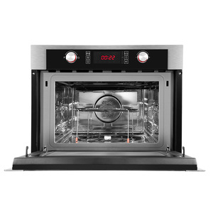 Horno combi empotrable 60 cm Acero Inoxidable vidrio Negro GE Profile - FCEGEP0441A2IN