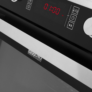 Horno combi empotrable 60 cm Acero Inoxidable vidrio Negro GE Profile - FCEGEP0441A2IN